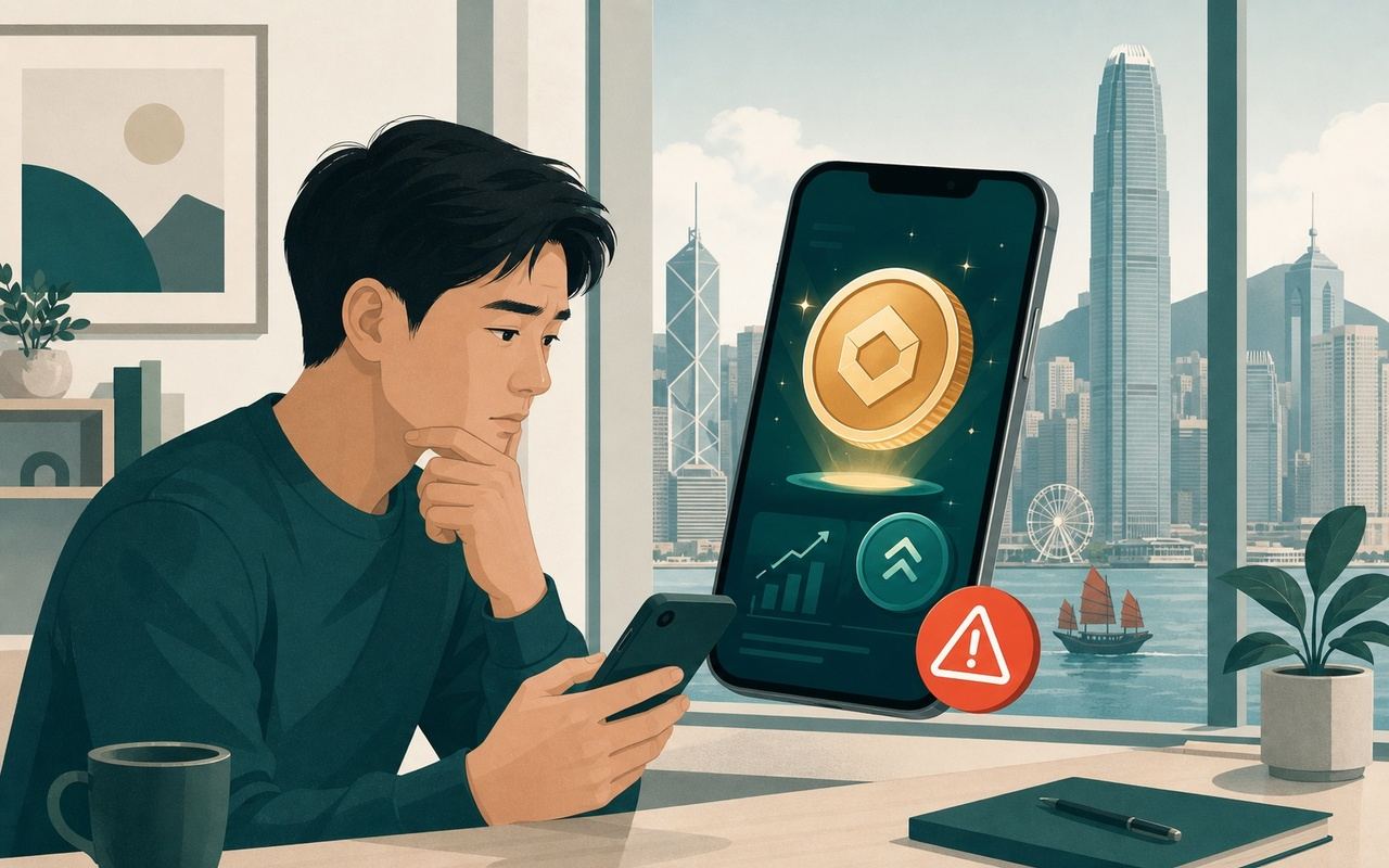 加密貨幣詐騙：高息假平台幣交易所示意圖